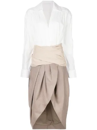jacquemus wrap dress
