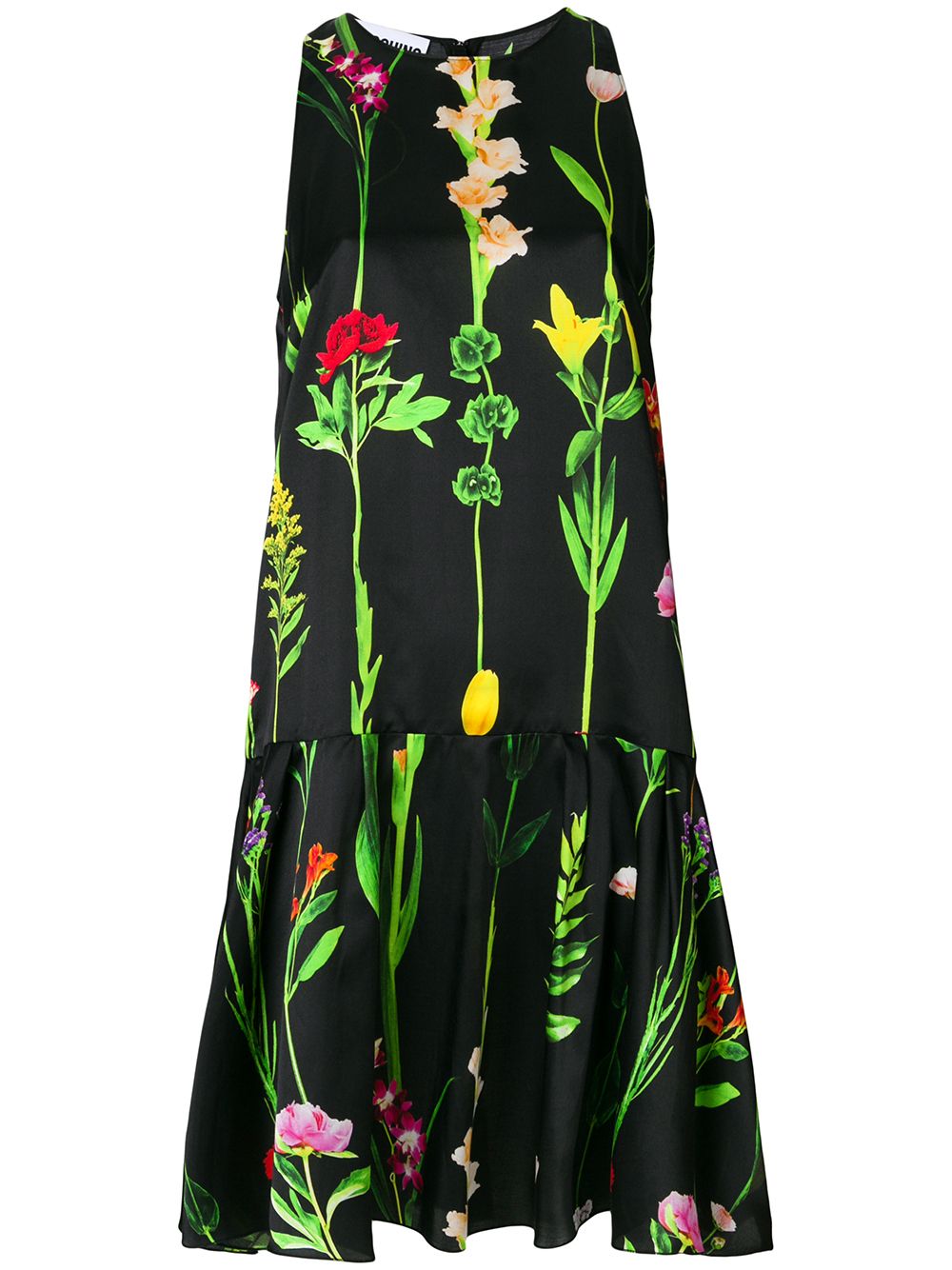 фото Moschino платье с цветочным принтом