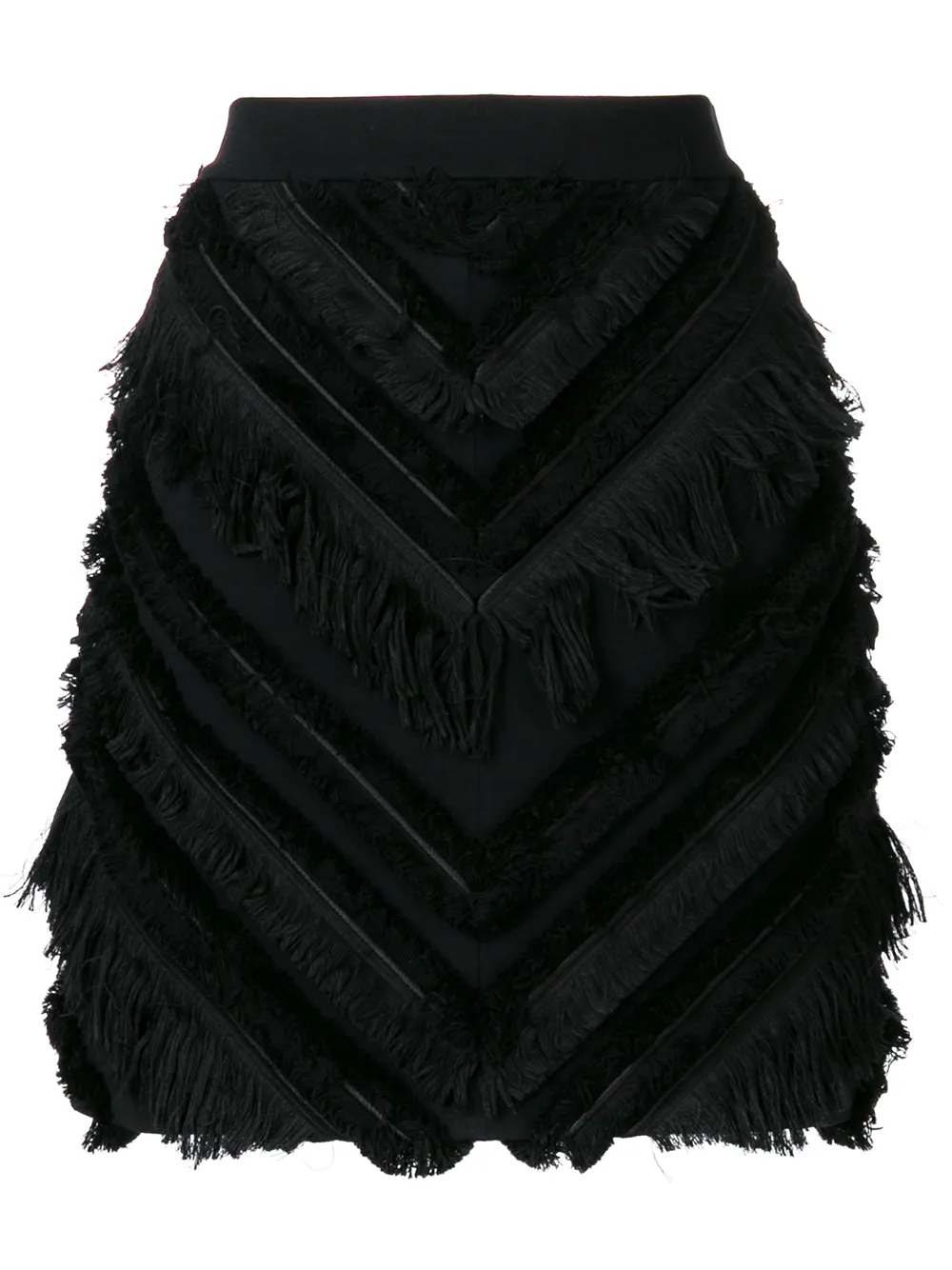 Balmain fringed mini skirt | Black | Image 1