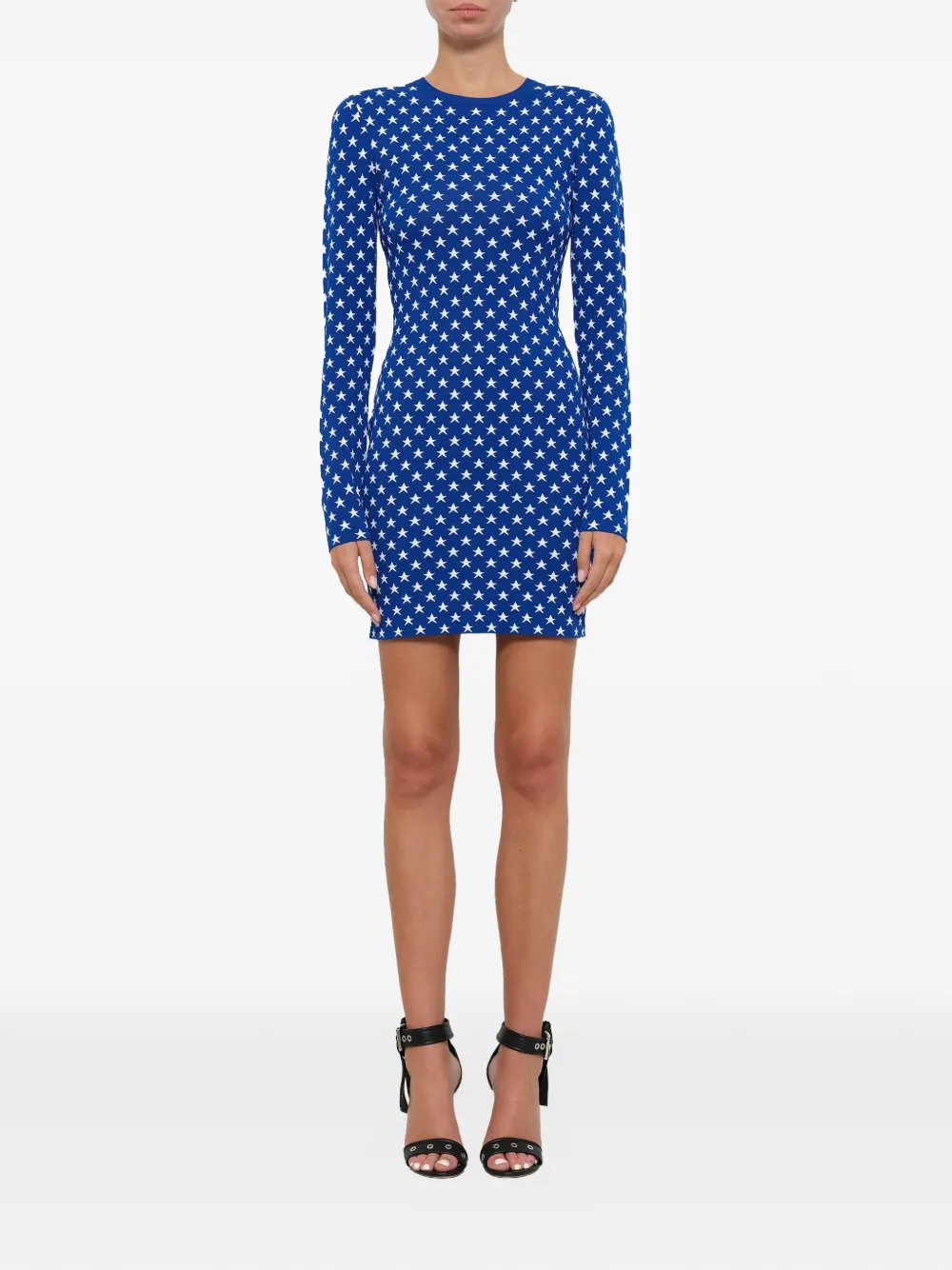 Givenchy Abito corto con stampa - Blu