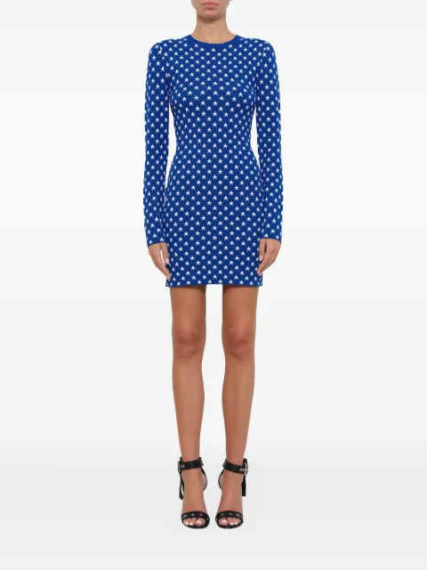 Givenchy star print fitted mini dress