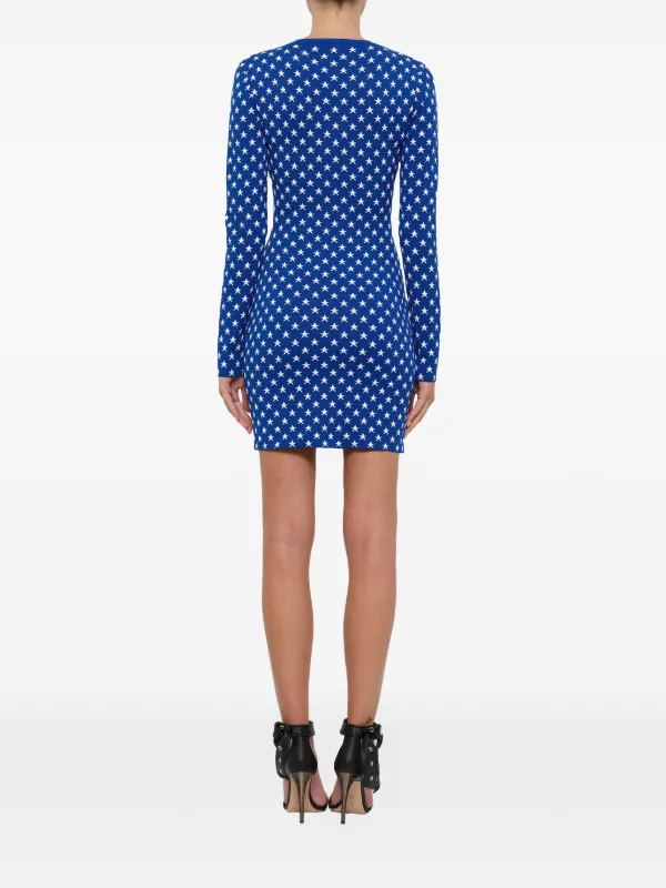 blue star mini dress Stargazing Mini Dress Blue Floral