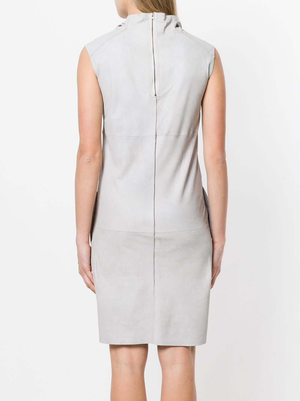 фото Vanderwilt funnel neck shift dress