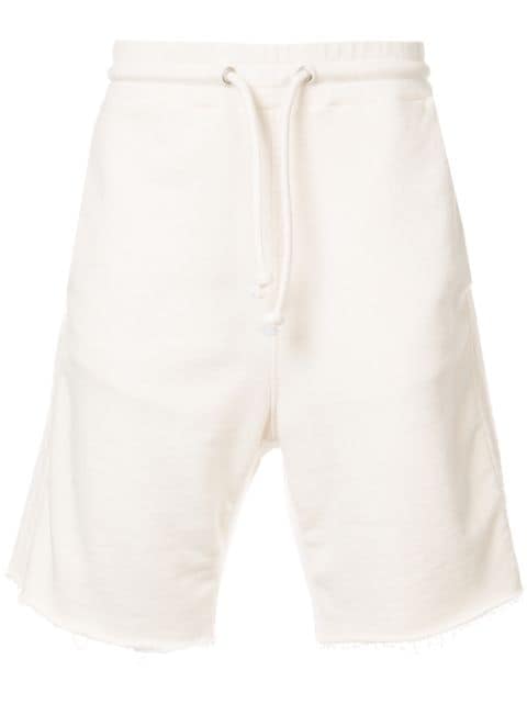 Maison Margiela Drawstring Fitted Shorts White