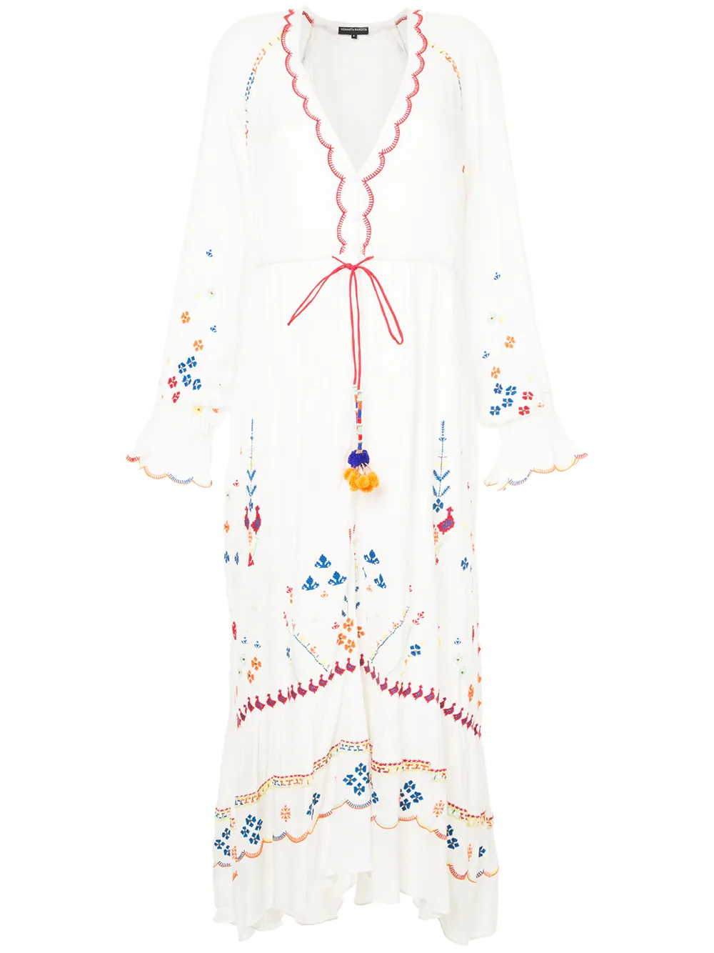 Hemant And Nandita Embroidered Maxi Dress - Farfetch
