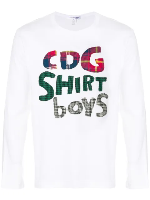 cdg boy shirt