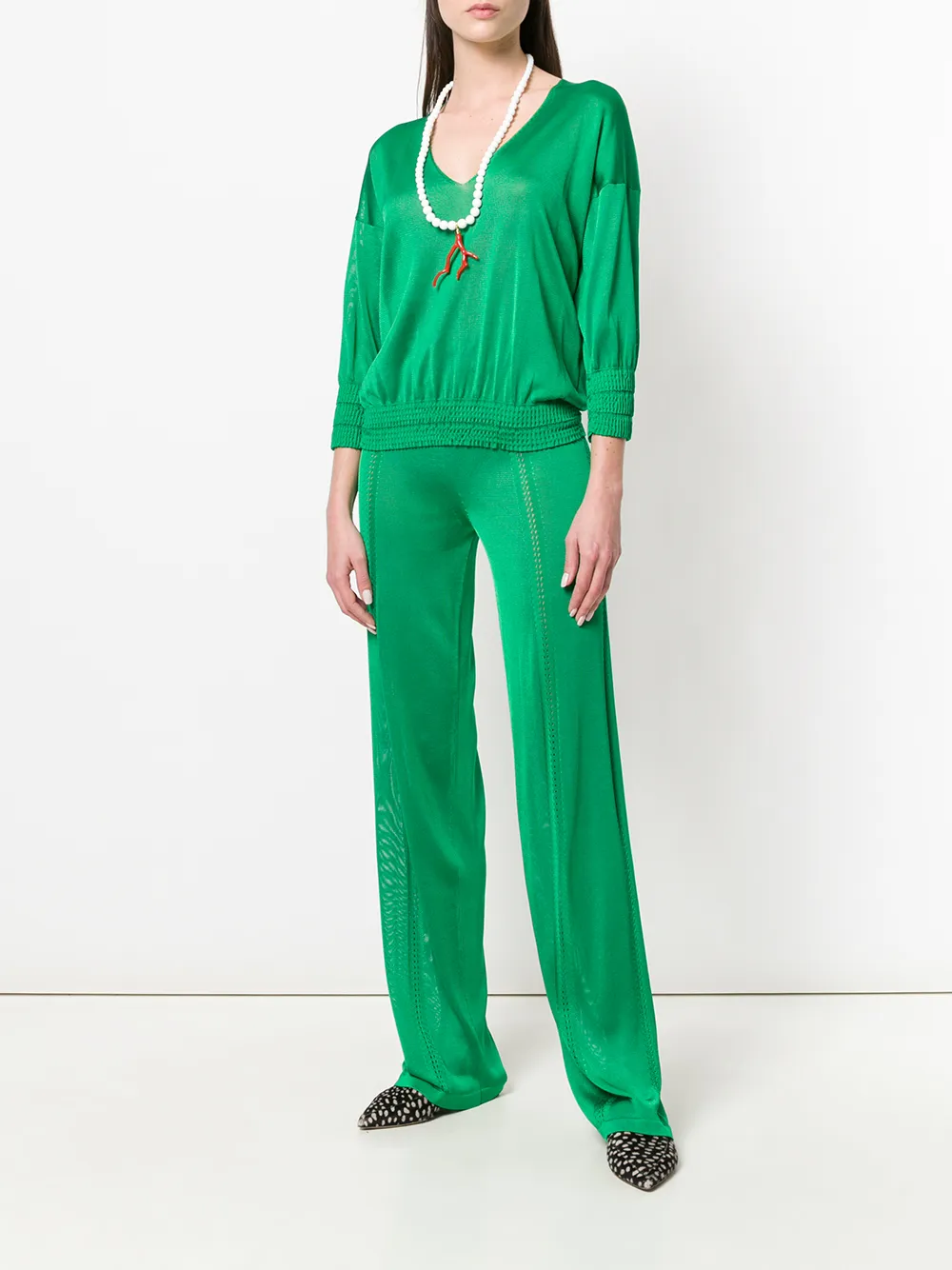 PUCCI straight-leg knit trousers | Straight-Leg Pants | Image 2