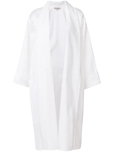 PUCCI eyelet-embellished oversized coat
