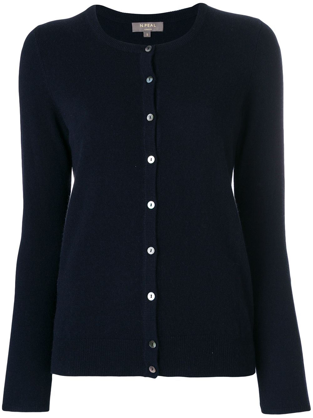 Image 1 of N.Peal cashmere round neck cardigan