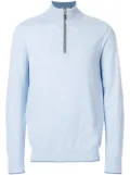 N.Peal Carnaby half-zip sweater - Blue