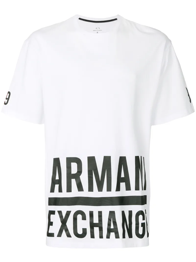 футболка с логотипом  Armani Exchange