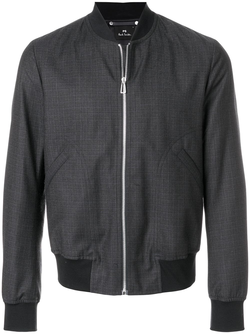 zipped bomber jacket