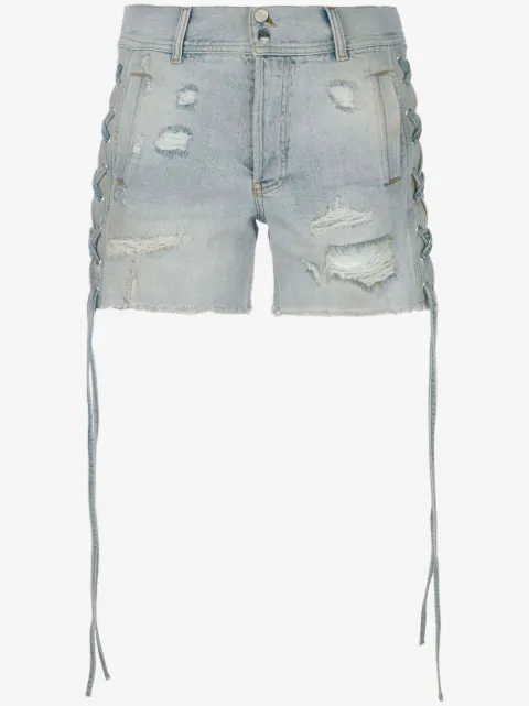 Faith Connexion distressed denim shorts