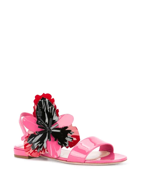 miu miu flower sandals