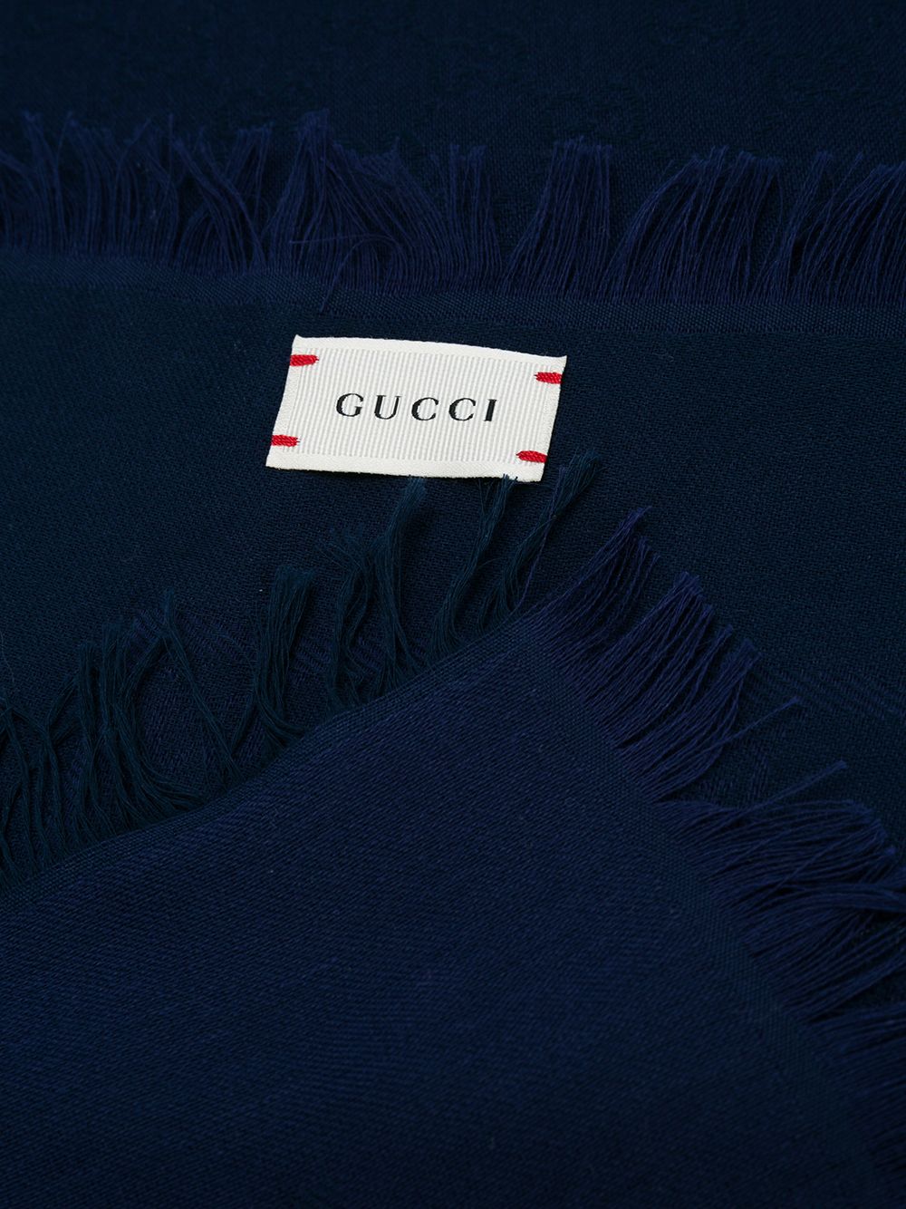 фото Gucci Kids удлиненный шарф с необработанными краями