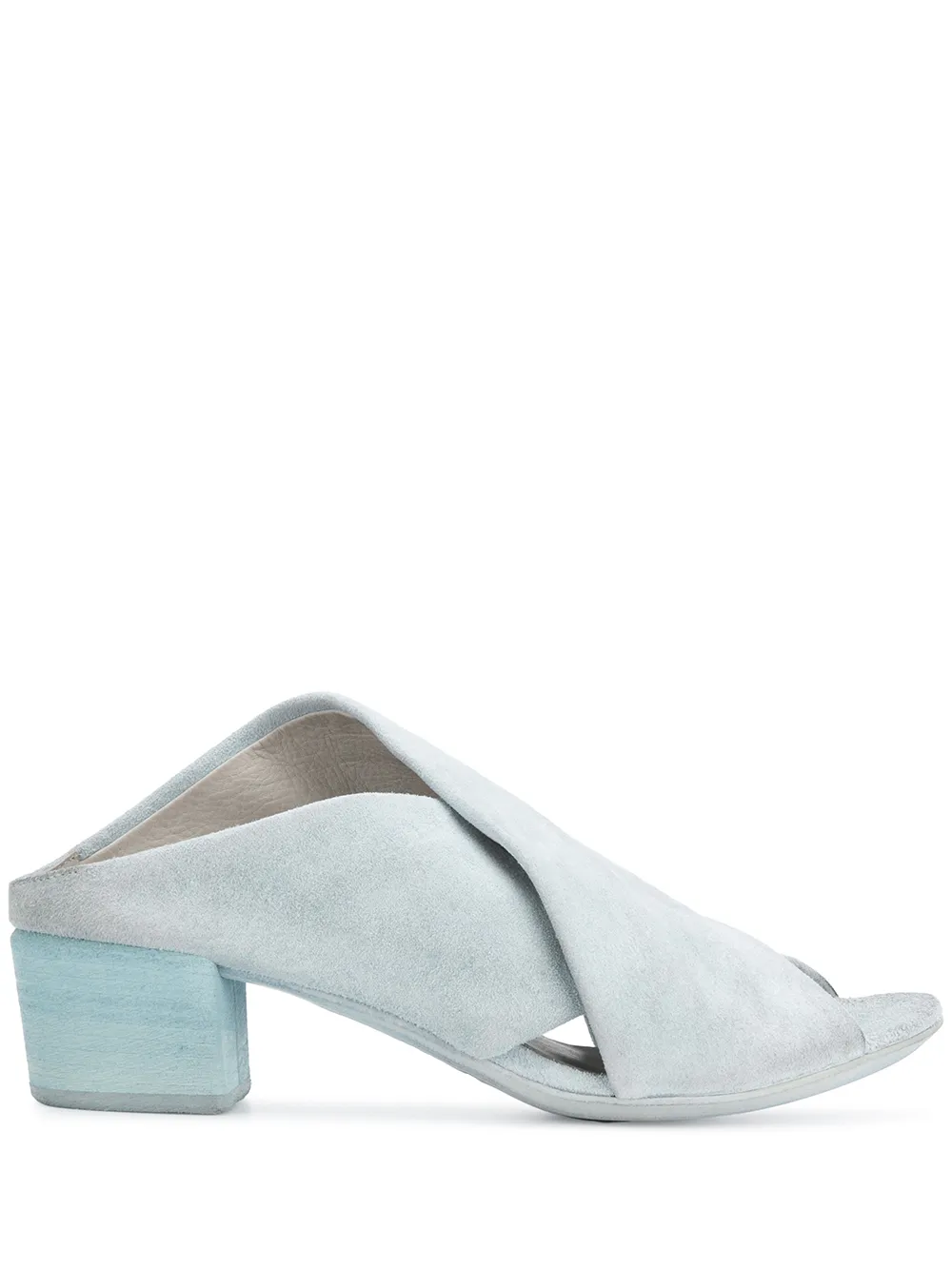 Marsèll crisscross strap mules Blue