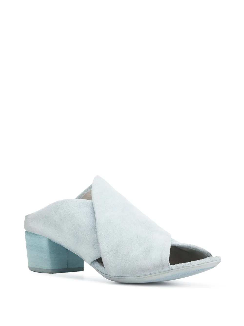 Marsèll crisscross strap mules Blue