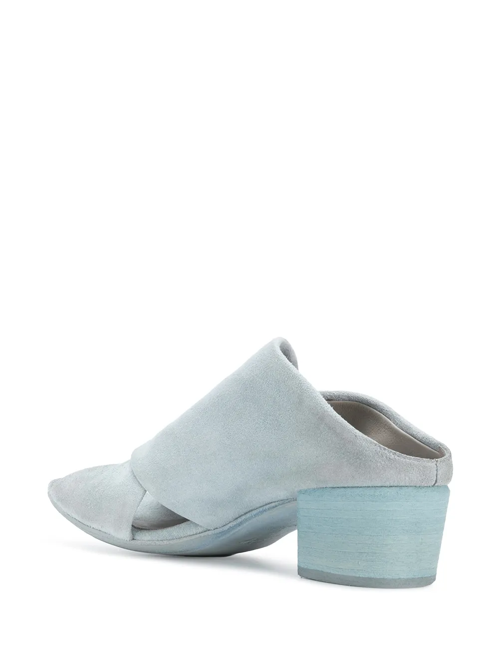 Marsèll crisscross strap mules Blue