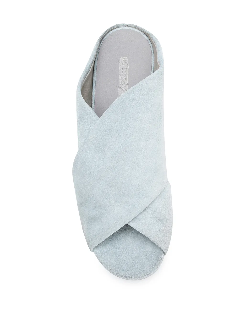 Marsèll crisscross strap mules Blue