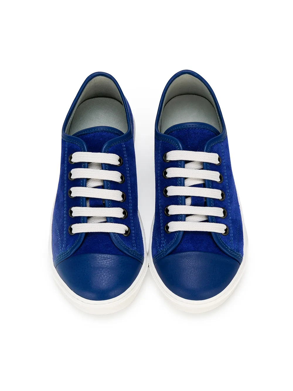 фото Lanvin enfant кроссовки с контрастным носком