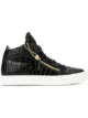 Image 1 of Giuseppe Zanotti crocodile embossed Kriss sneakers