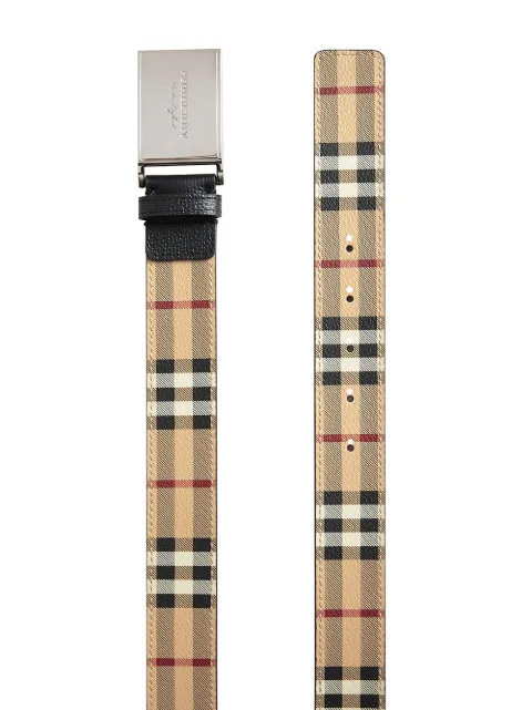 burberry haymarket check belt