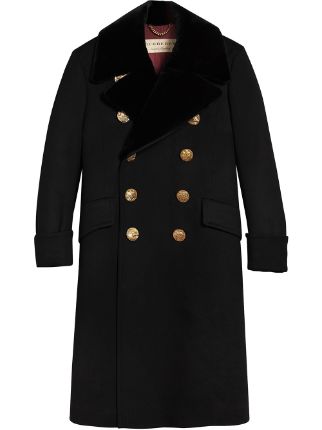 Burberry military best sale coat mens