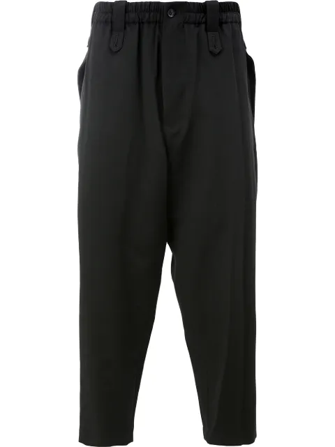 Yohji Yamamoto pantalones tipo chino de estilo capri