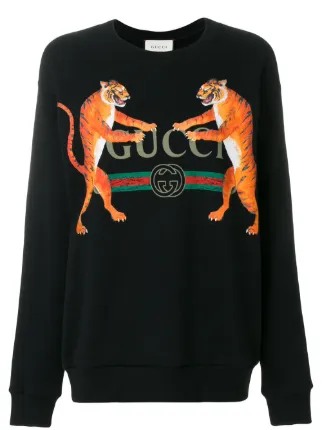 gucci sweatshirt with tiger