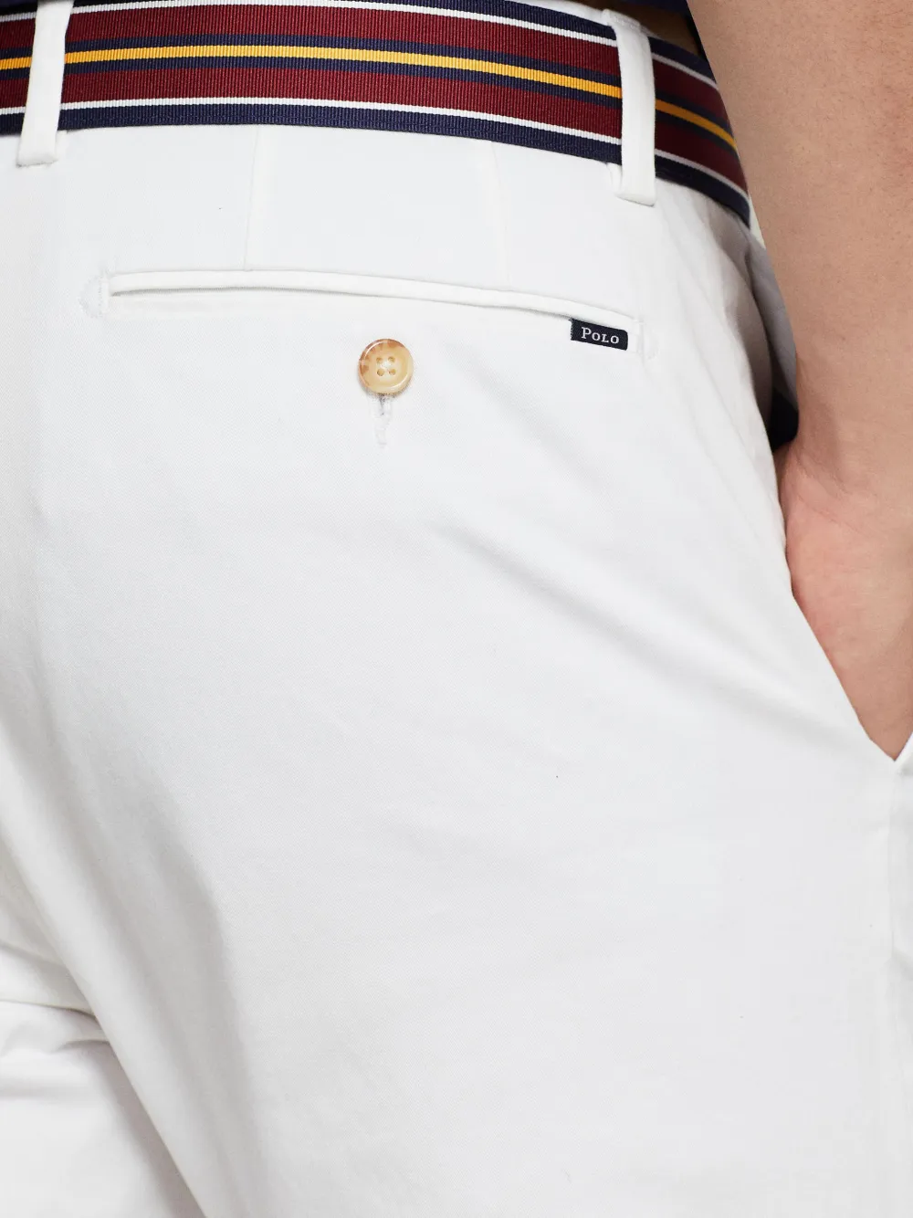 Polo Ralph Lauren broek met Rechte Pijpen Wit