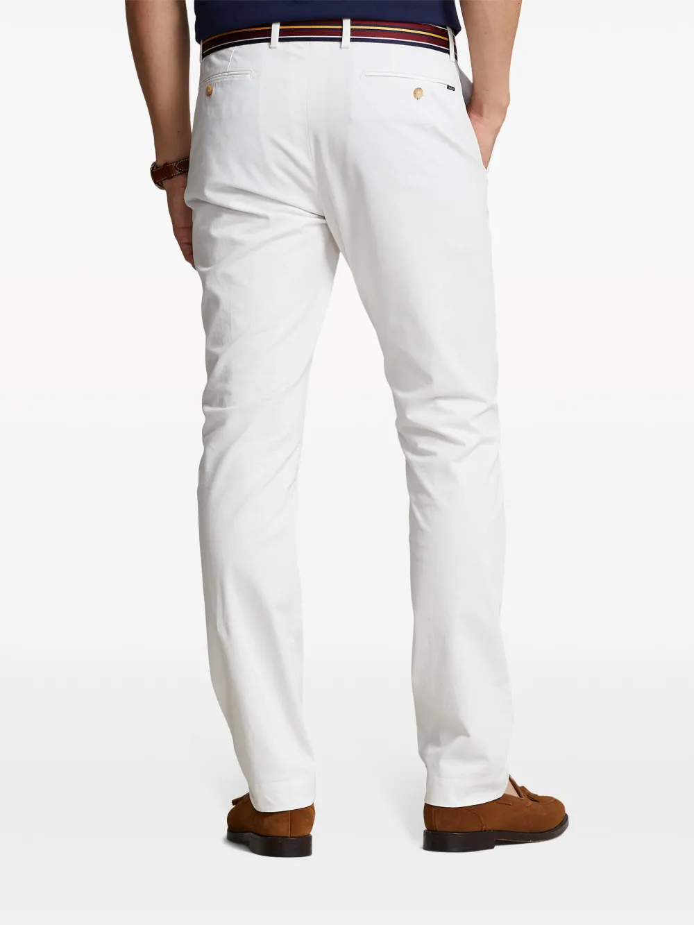 Polo Ralph Lauren broek met Rechte Pijpen Wit