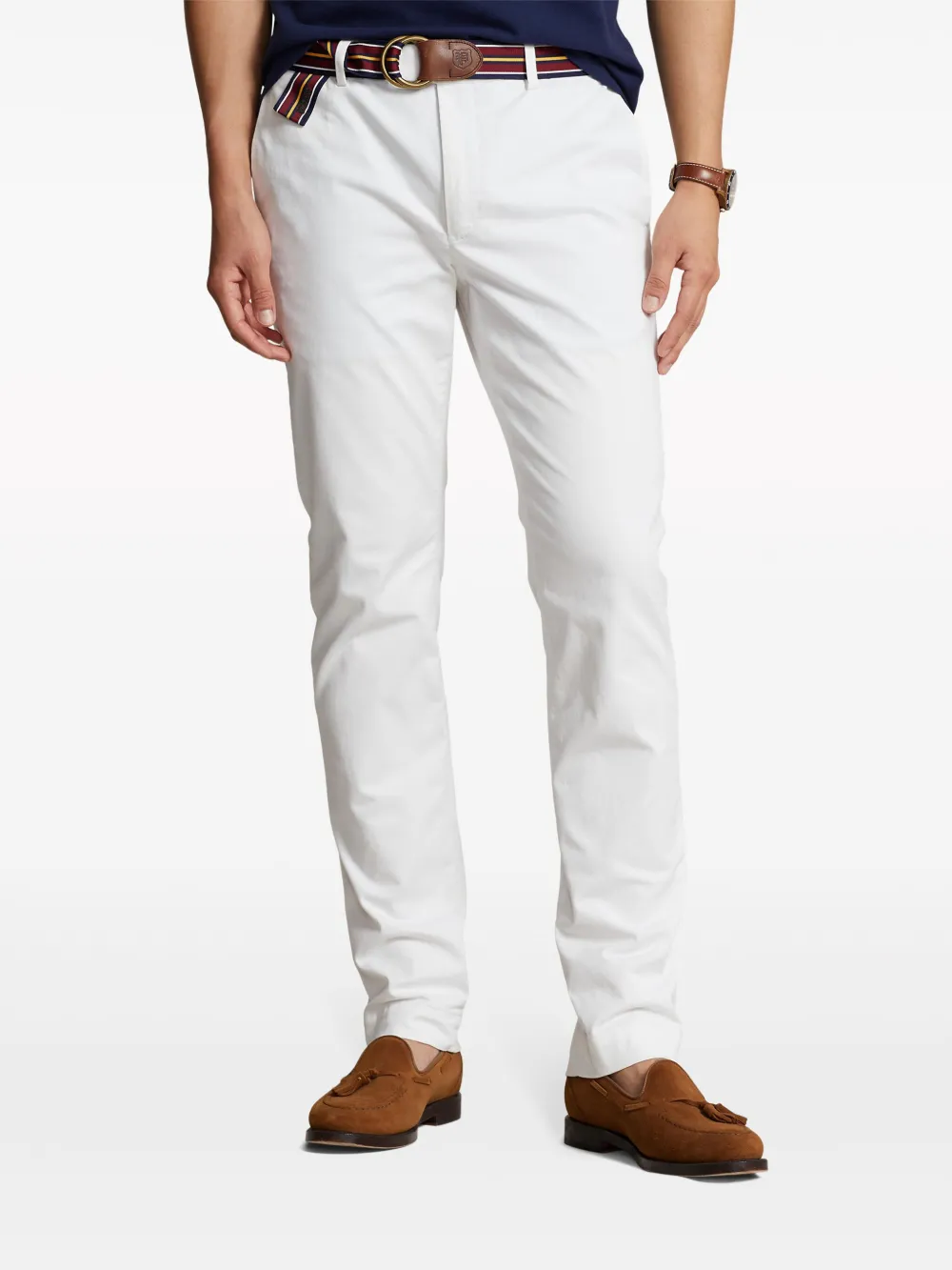 Polo Ralph Lauren broek met Rechte Pijpen Wit