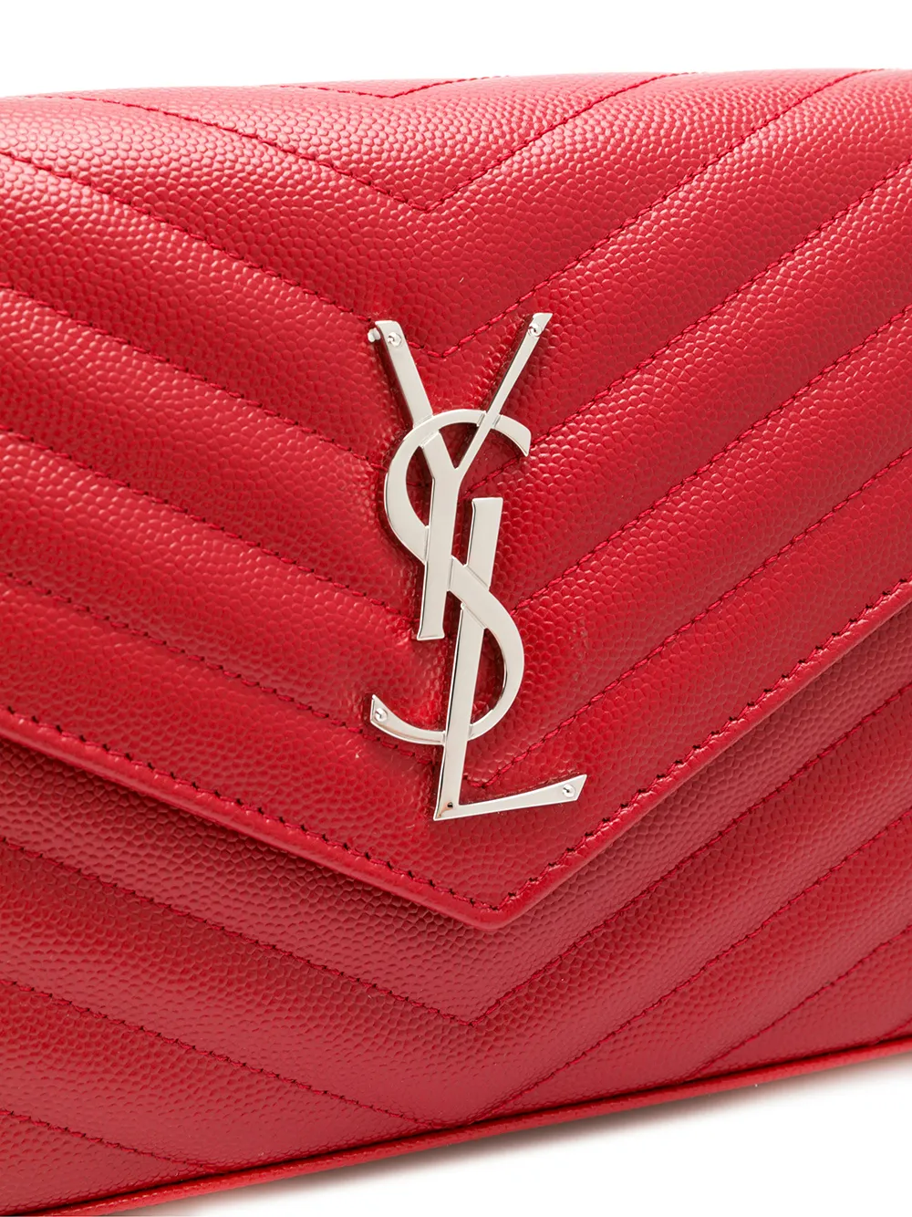 monogram chain wallet