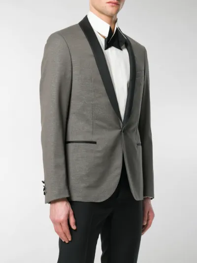 grey evening jacket