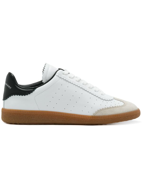 Shop white Isabel Marant Bryce sneakers 