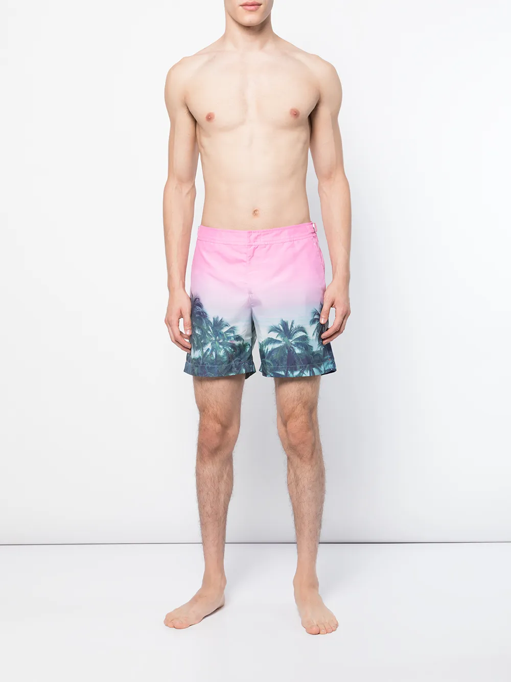 Orlebar Brown korte broek met print Roze