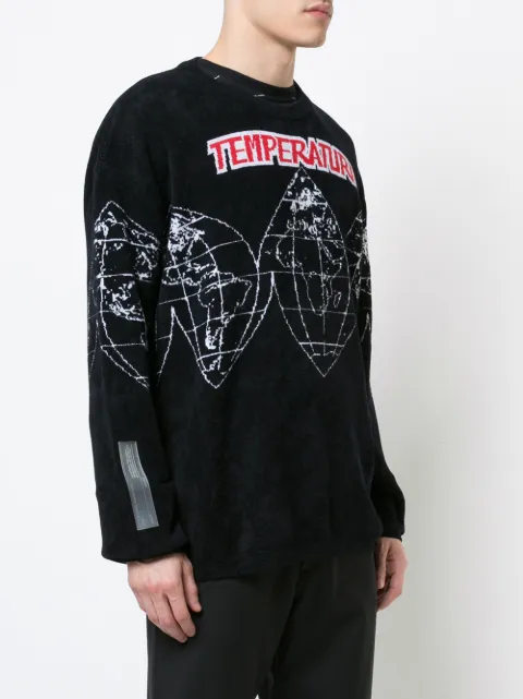 off white temperature jumper