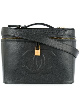 CHANEL Pre-Owned 1996-1997 2way Cosmetic Vanity Hand Bag - Farfetch