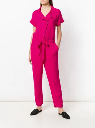 asymmetric drawstring waist jumpsuit展示图