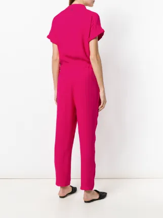 asymmetric drawstring waist jumpsuit展示图