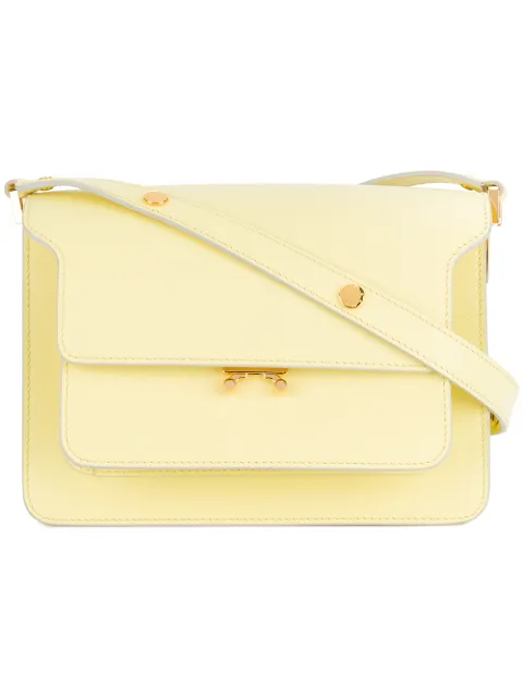 Marni Trunk Shoulder Bag - Yellow In Yellow