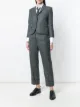الصورة 2 من Thom Browne معطف رياضي ظهر بظهر ريترو التويد
