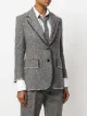 Thom Browne Frayed Wide Lapel Sport Coat
