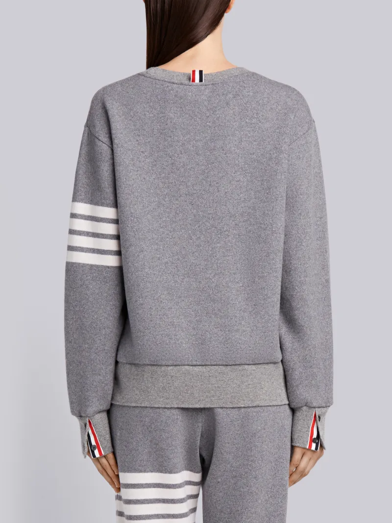 bar Stripe crew neck Sweatshirt 
