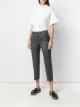 الصورة 2 من Thom Browne بنطال مخطط صوف منخفض الخصر