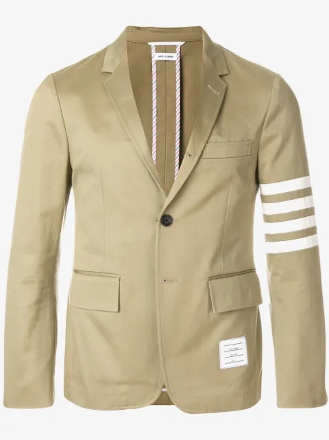 Thom Browne cotton twill 4-Bar unconstructed sportcoat