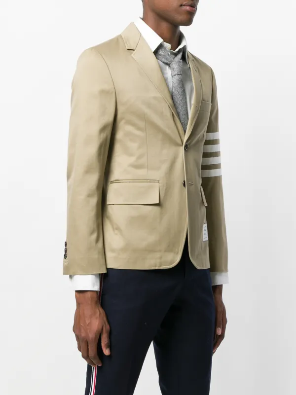 トムブラウン THOM BROWNE 4barブレザージャケット スポーツコート Thom Browne 4BARアンコンストラクテッド スポーツコート 通販 - FARFETCH