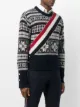 Thom Browne Fair-Isle-Pullover mit Streifen