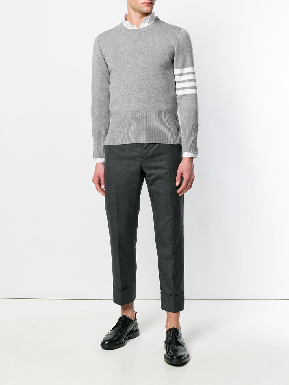 Image 2 of Thom Browne 4-Bar Milano Stitch Pullover