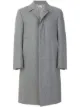 Image 1 of Thom Browne Classic Single-Breasted Melton Wool Overcoat